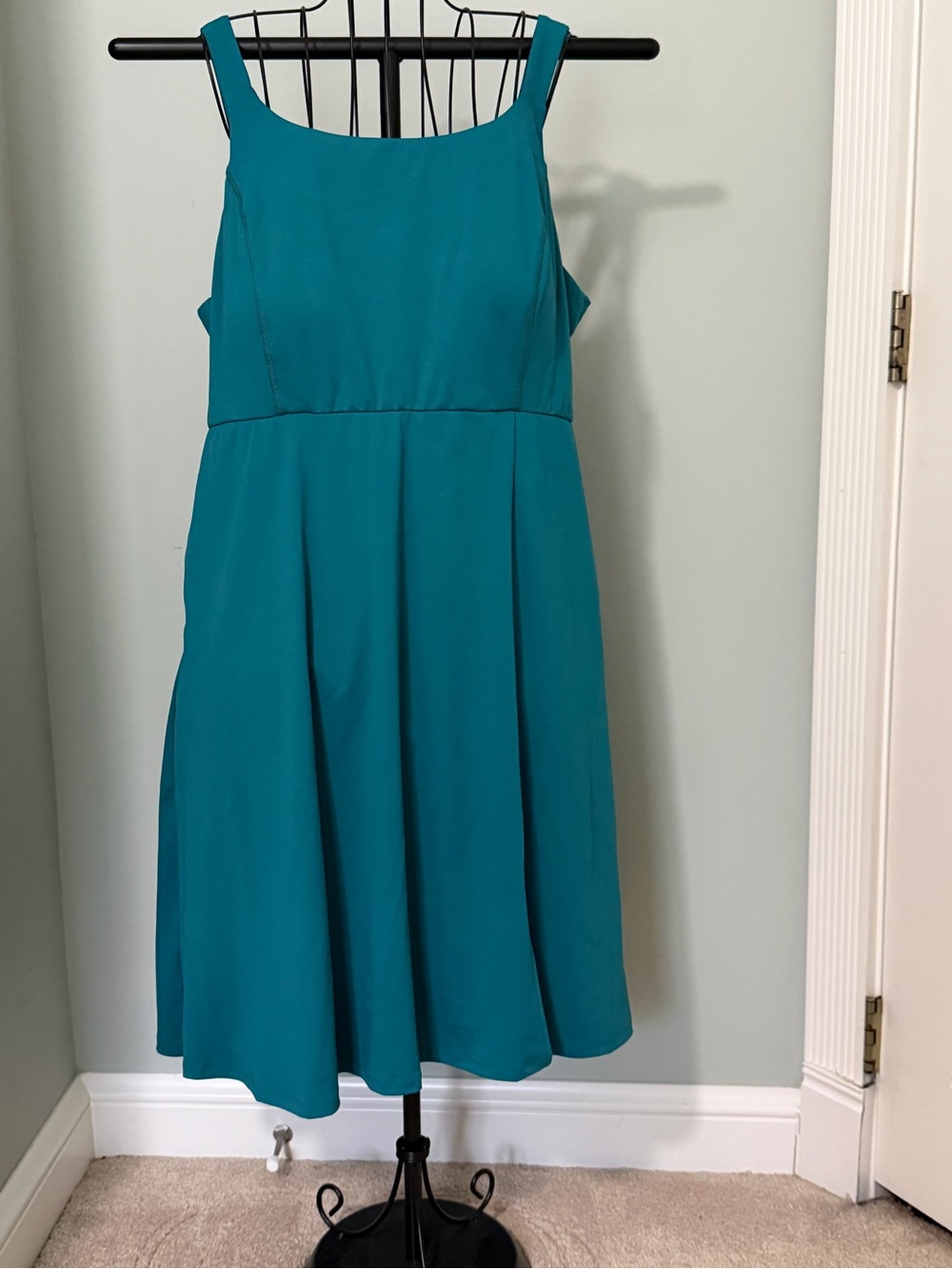 New Teal XL Sleeveless A-Line Women's Activewear Dress